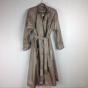 CHIANGO By Fleet Street Rain Trench Coat size 12